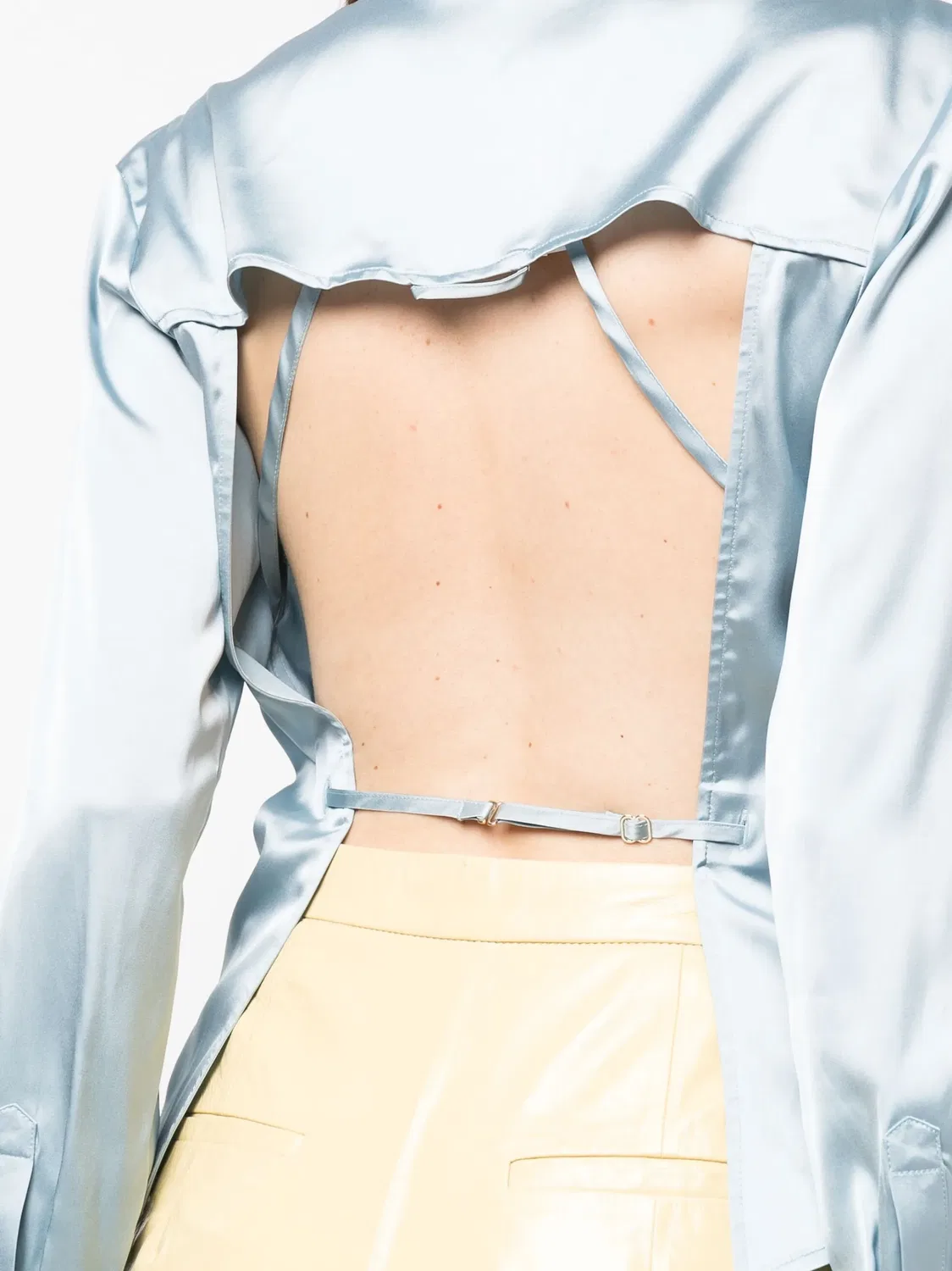 Jacquemus Рубашка Mentalo Светло-Голубого Цвета — фото 3