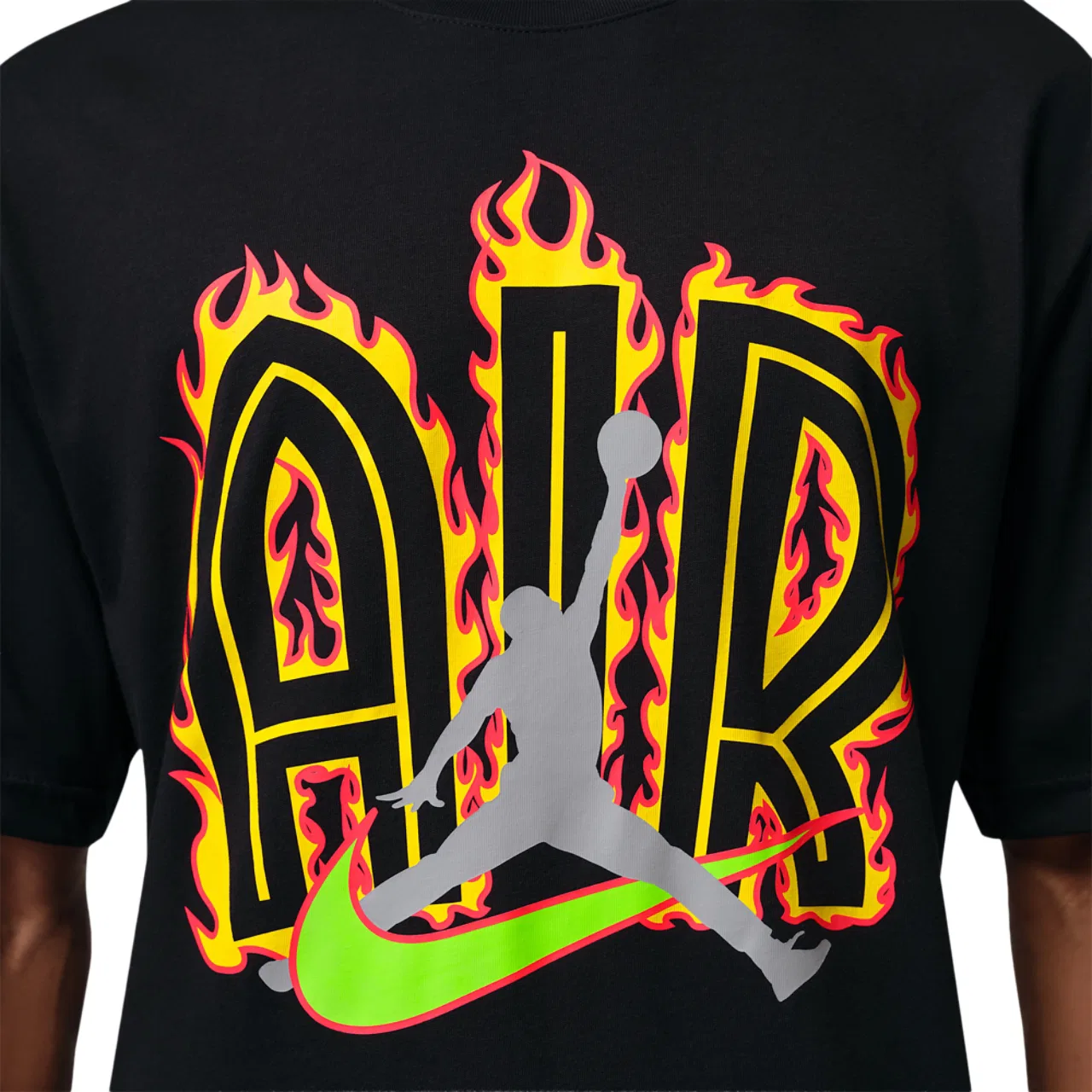 Футболка мужская Air Script Gfx Ss Crew Jordan, черный — фото 3
