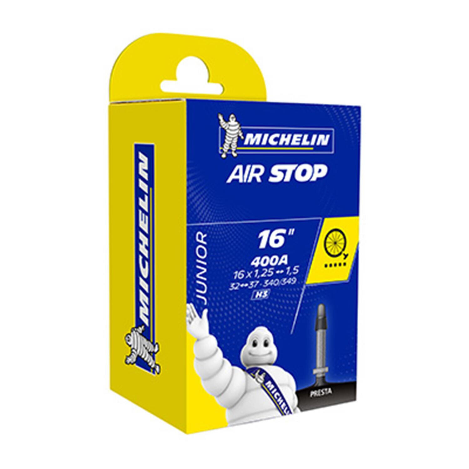 

Воздушная камера Presta клапана Michelin 400A, черный / желтый / синий