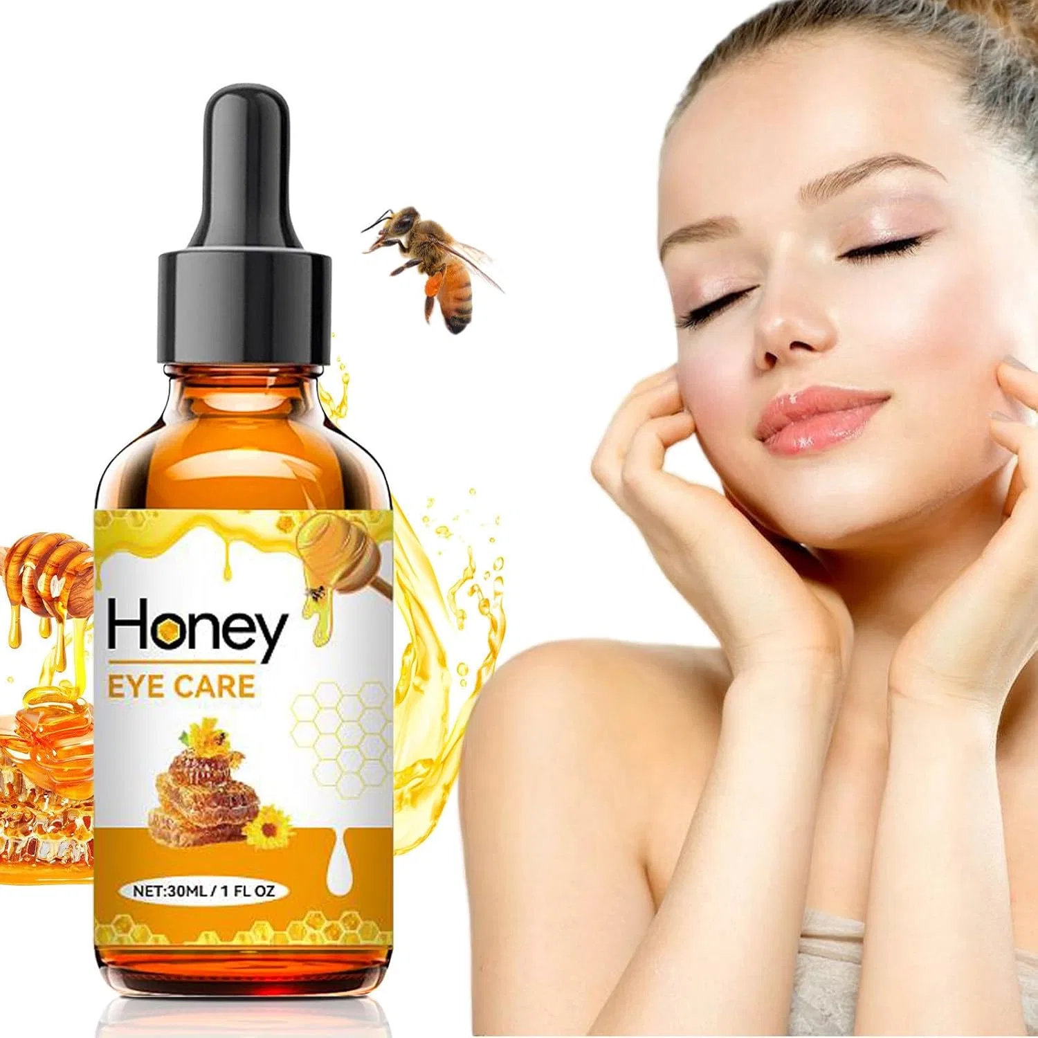 Сыворотка для глаз увлажняющая Honey Moisture Concentrate, RadiantRe, 30 мл — фото 2