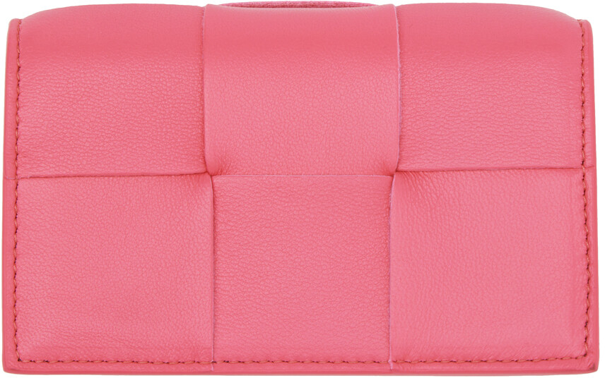 

Розовый визитница Intreccio Bottega Veneta