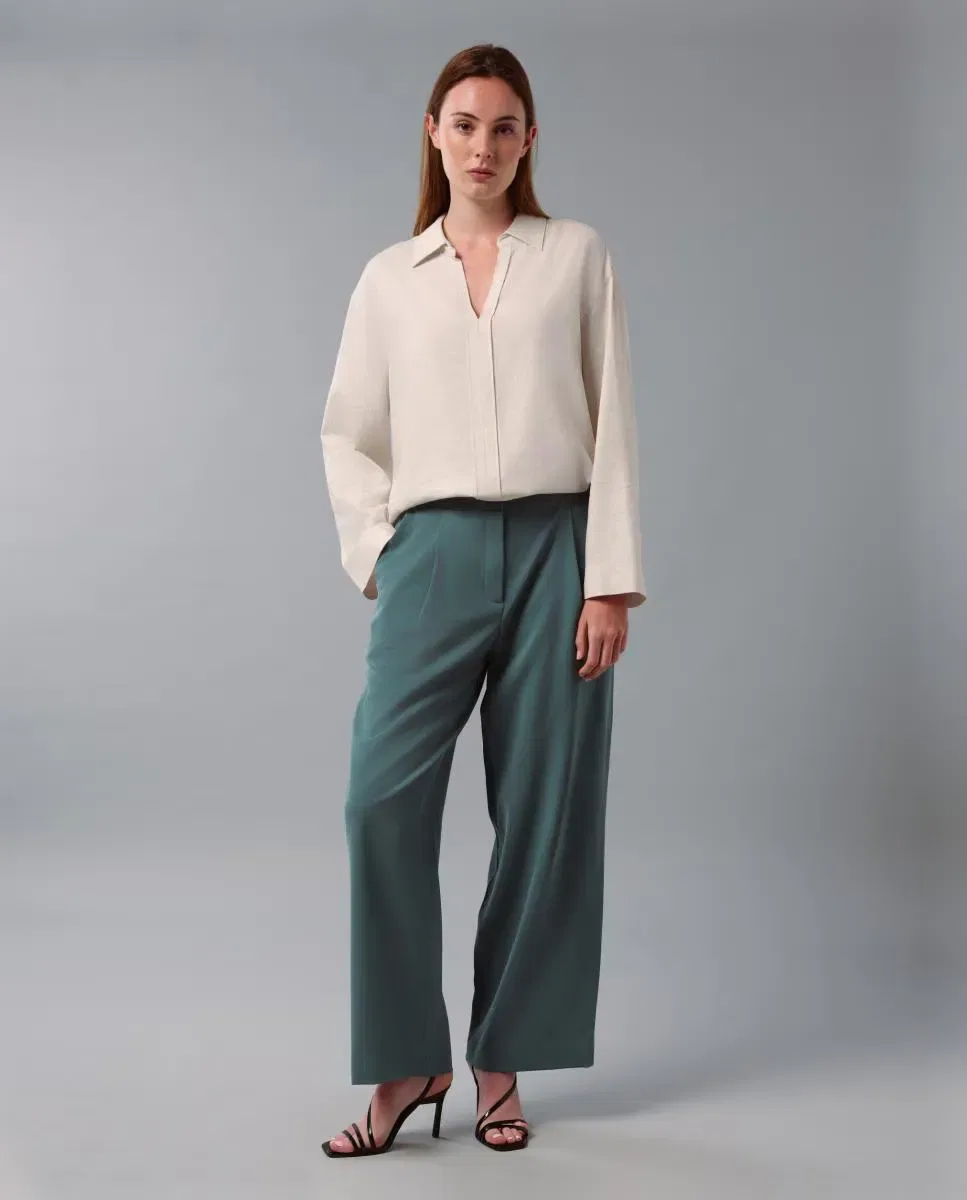 Женские брюки прямого кроя Calvin Klein, Verde