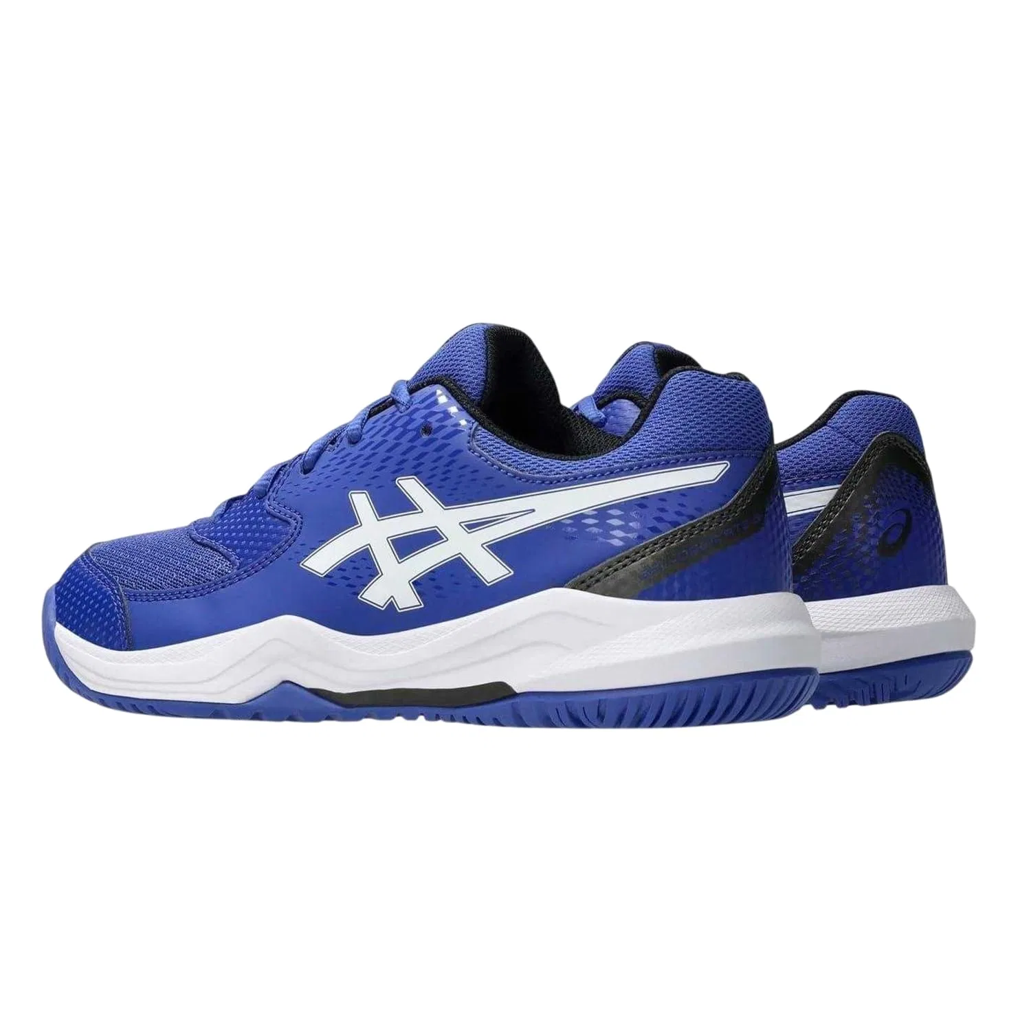 Детские кроссовки для мальчиков ASICS Gel Dedicated 8 Gs, Dark Cobalt White — фото 2