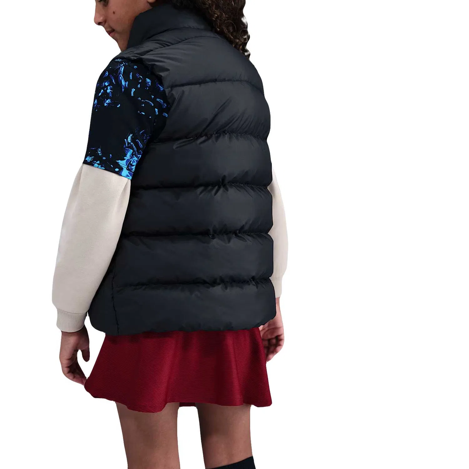 Детский жилет Nike Sportswear Down Vest SS25, черный — фото 2