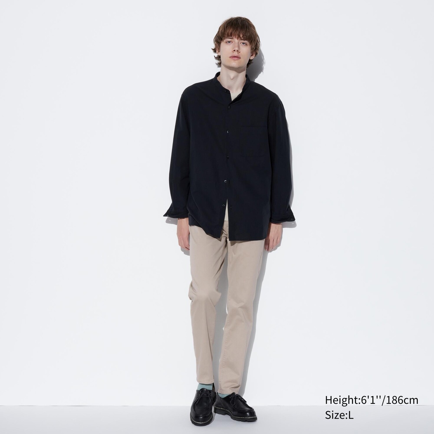 

Джинсы Uniqlo мужские скинни, бежевый