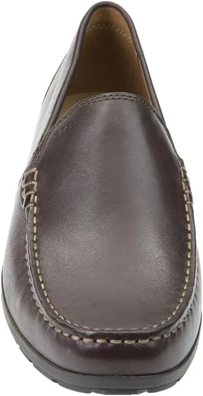 Мужские мокасины Geox U Siron W, Brown — фото 4