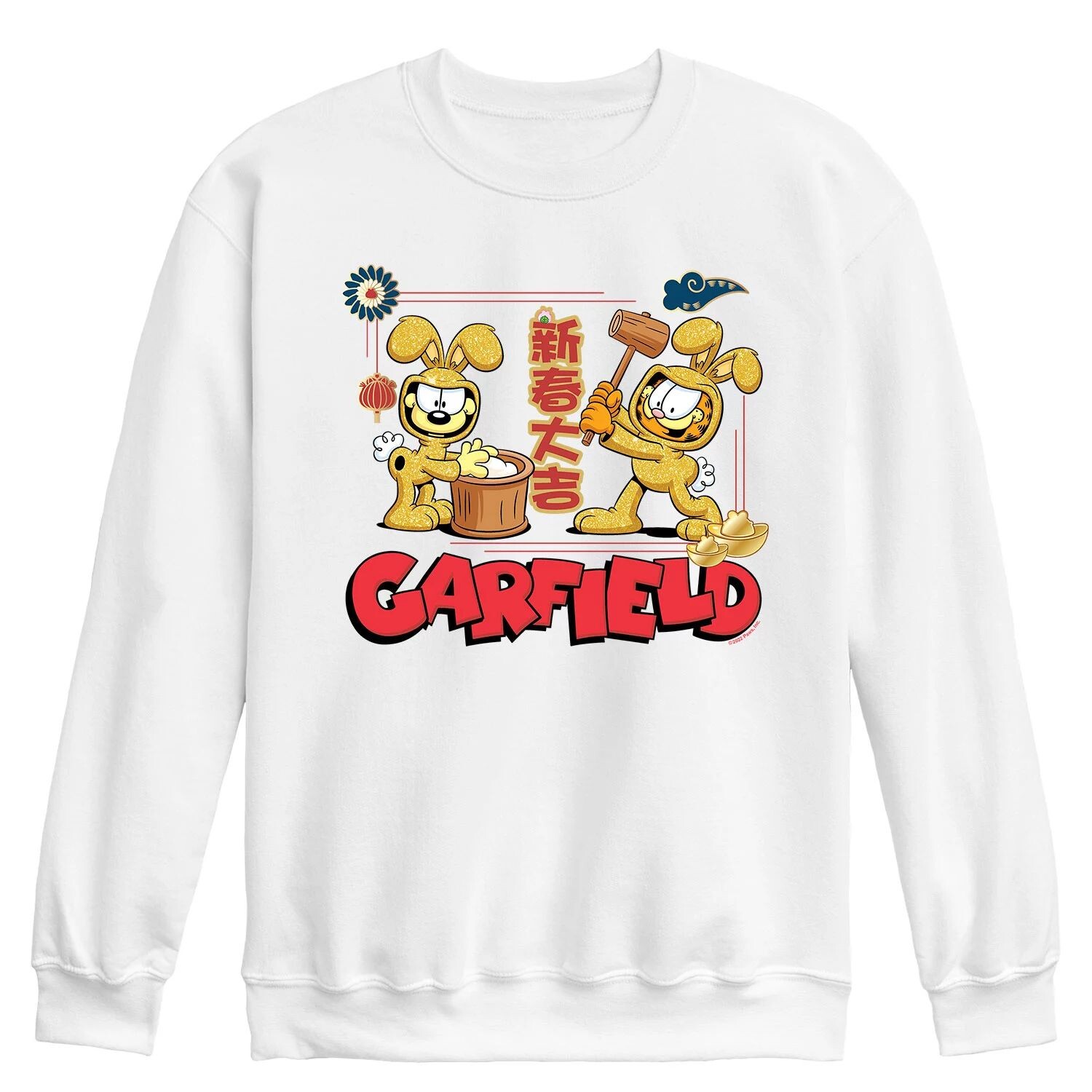 

Мужской новогодний свитшот Garfield Licensed Character