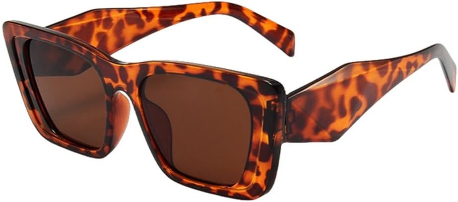 

Модные солнцезащитные очки большого размера для женщин, винтажные, в крупной оправе, роскошные солнцезащитные очки для женщин с защитой от УФ-излучения UV400 TYUVIVO, Leopard Tea