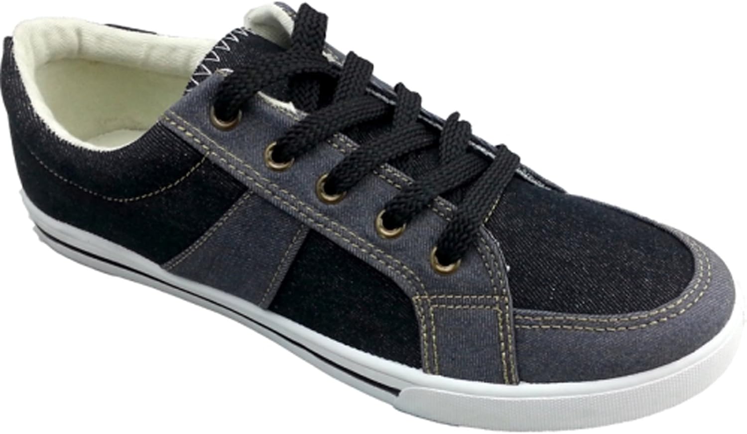 

Мужские джинсовые кеды NP-J9 со шнуровкой, джинсовый текстиль, полуботинки, повседневная модная обувь NPAIR, черный