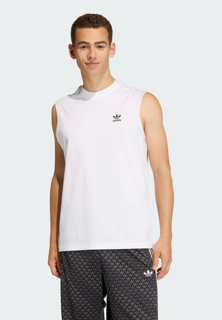 Рубашка ADIDAS ORIGINALS Trefoil Essentials, белый — фото 2