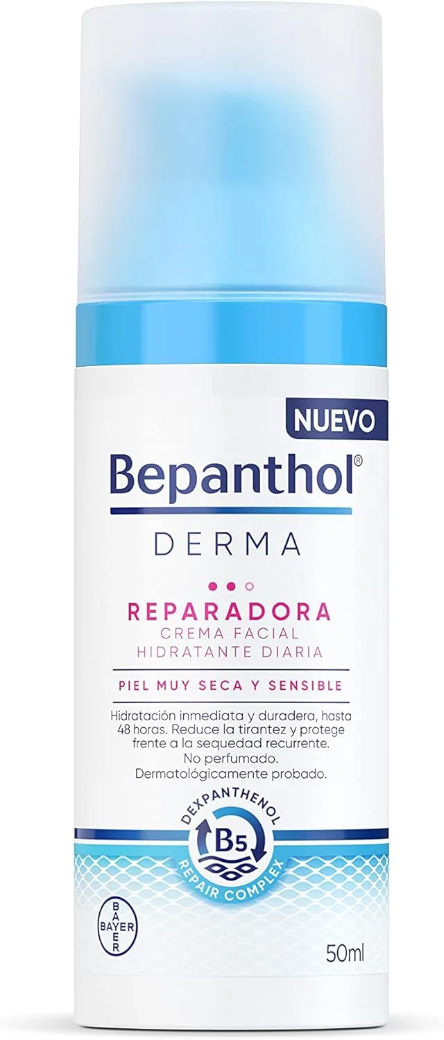 Крем для лица Bepanthol — Увлажняющий Derma Repair для очень сухой и чувствительной кожи, 50 мл — фото 2
