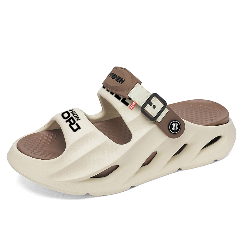 

JEANSWEST Пляжные сандалии мужские бежево-коричневые, цвет Beige Brown