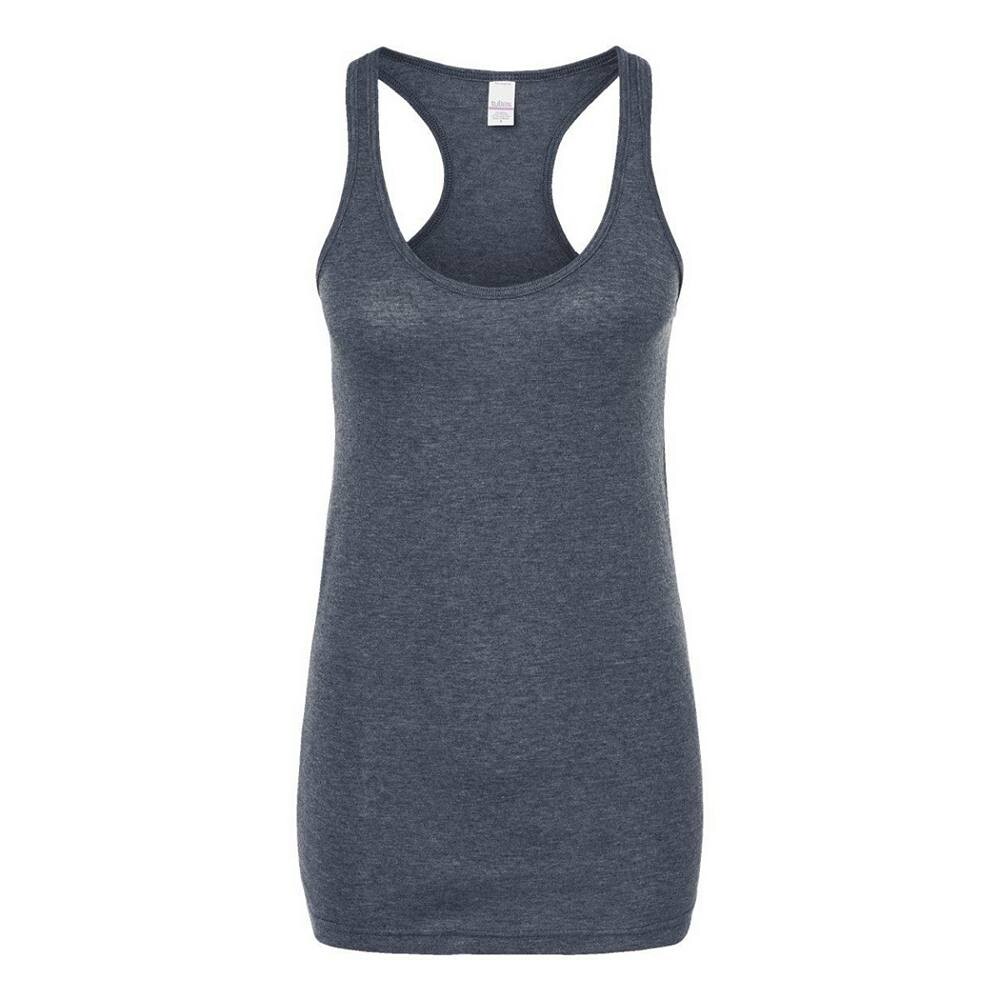 

Женская майка Tultex Racerback из полиэстерового материала, цвет Heather Navy