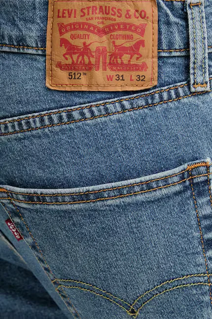 Джинсы Levi's 512 Taper, синий — фото 4