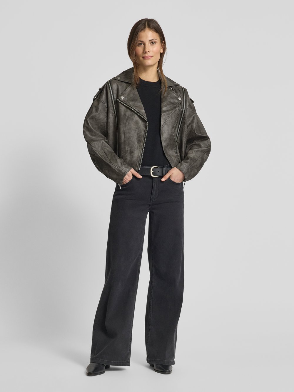 

Куртка из искусственной кожи Jake*s Casual, черный