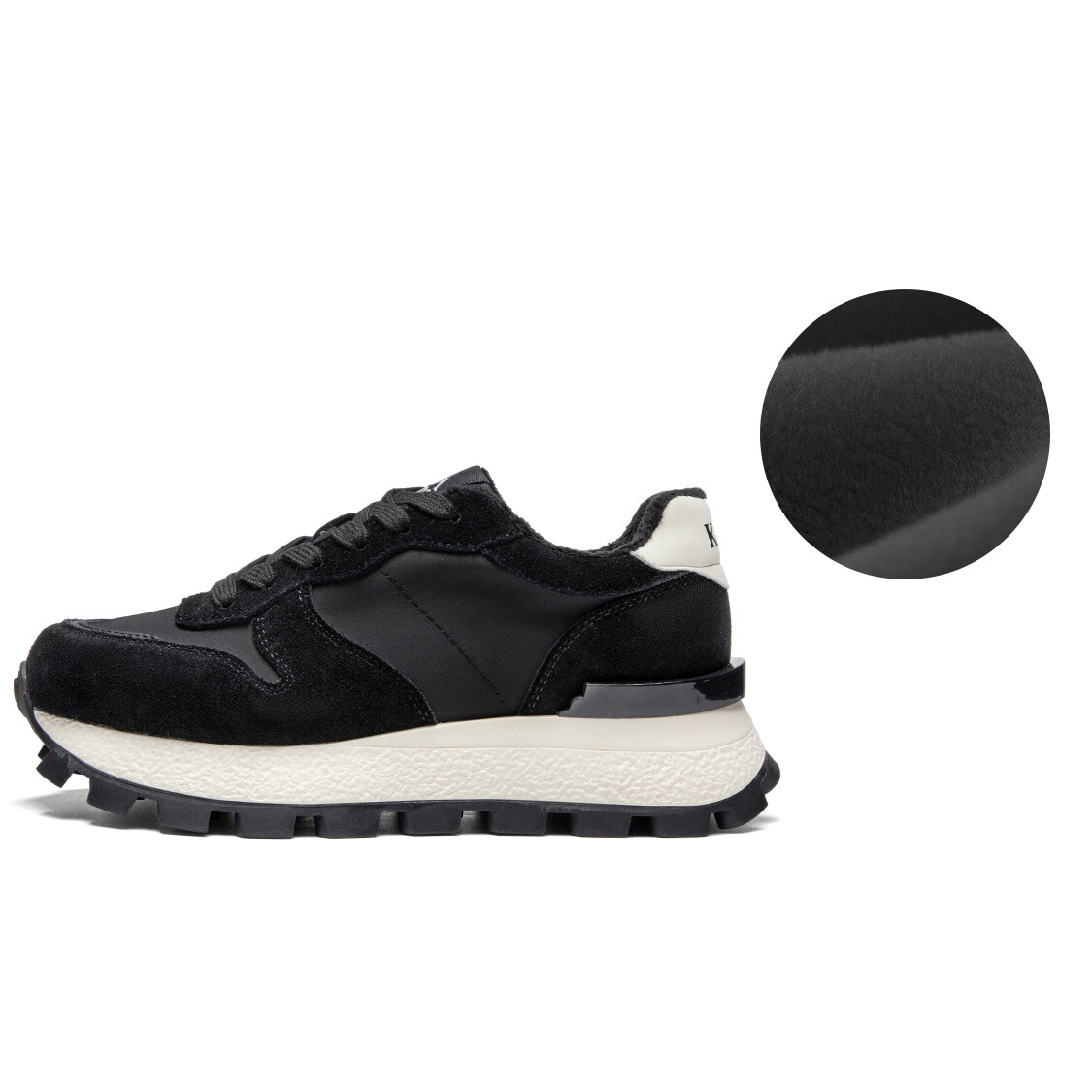 

Кроссовки Kappa Chunky Sneakers Women's Low-top Black, черный