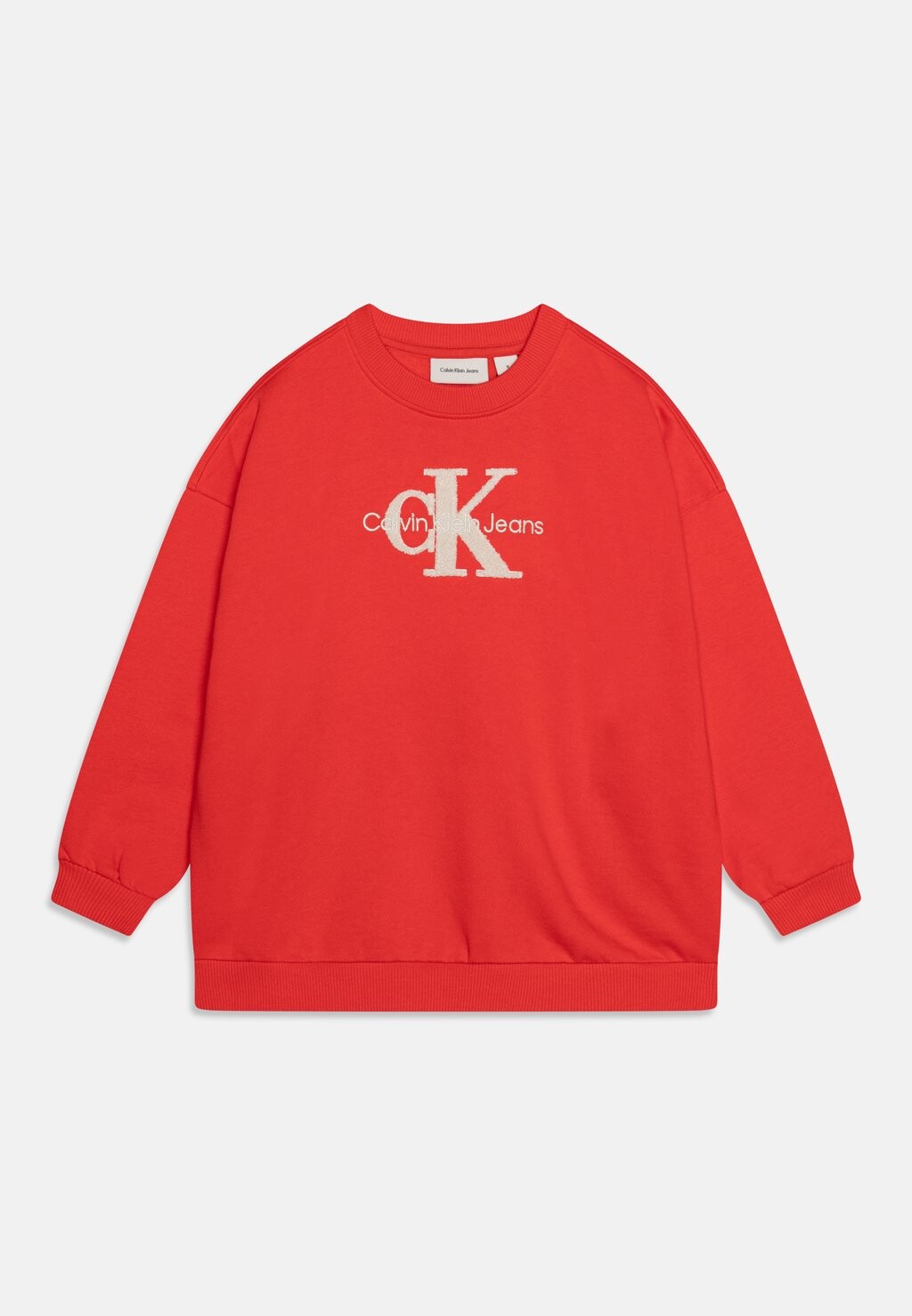 

Толстовка TEDDY MONOLOGO UNISEX Calvin Klein, светло-красный