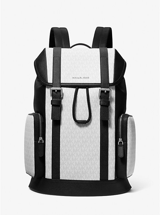 

Рюкзак с фирменным логотипом Hudson Michael Kors, белый