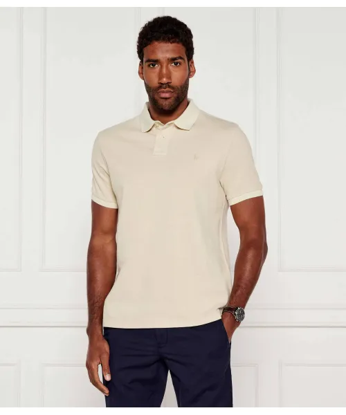 

Футболка поло Slim fit Polo Ralph Lauren, бежевый