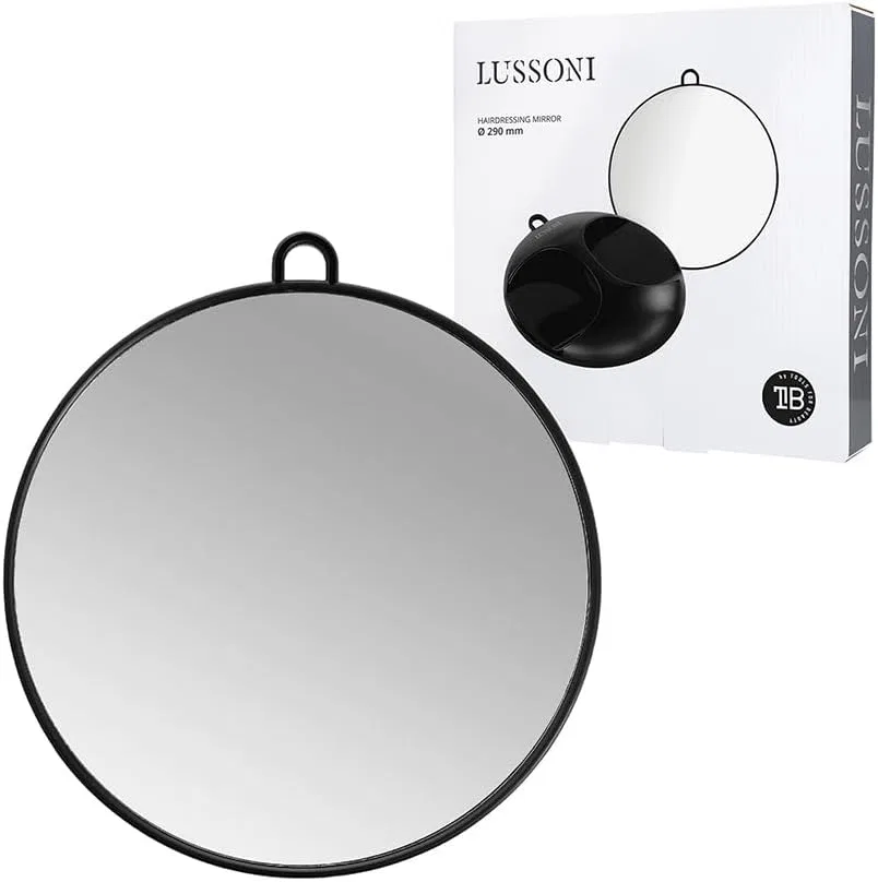 Широкое парикмахерское ручное зеркало TB TOOLS FOR BEAUTY LUSSONI, 28 см Tb Tools For Beauty — фото 4