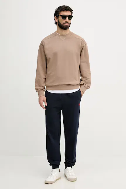 Спортивные штаны эластичные DHM LB U.S. Polo Assn., темно-синий — фото 2