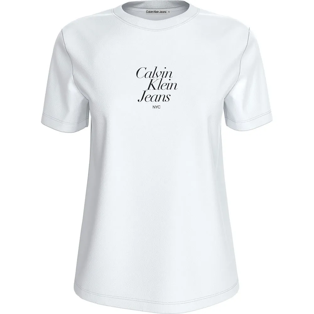 

Футболка Calvin Klein Jeans Font Graphic, белый