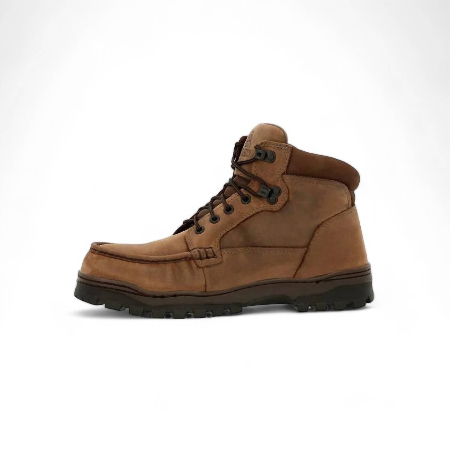 Мужские водонепроницаемые рабочие ботинки Outback Gore-Tex со стальным носком, коричневый — фото 3