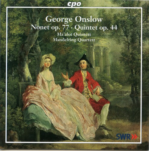 

CD диск Onslow / Ma'Alot Quintet / Mandelring Quartet: Nonet Op 77 in A minor / Quintet 19 Op 44 C minor