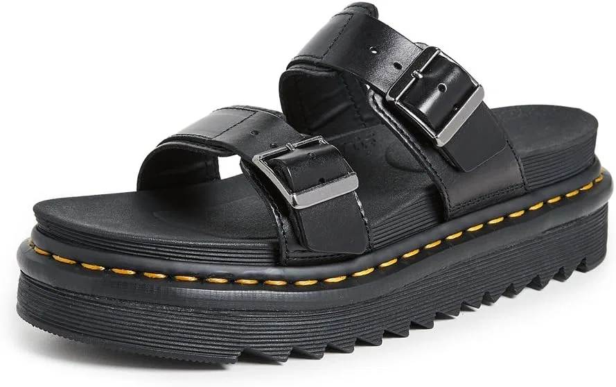 Сандалии Myles, Dr. Martens, черный Brando