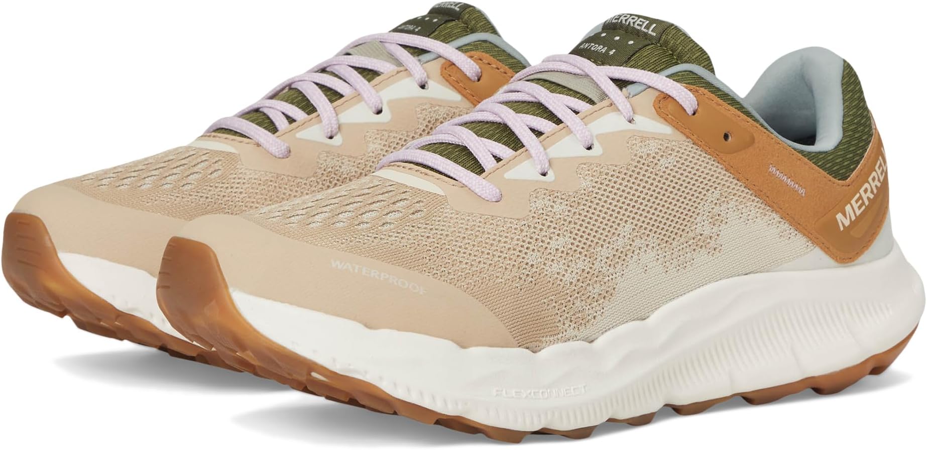 

Походные ботинки Merrell Antora 4 Waterproof, цвет Latte/Multi