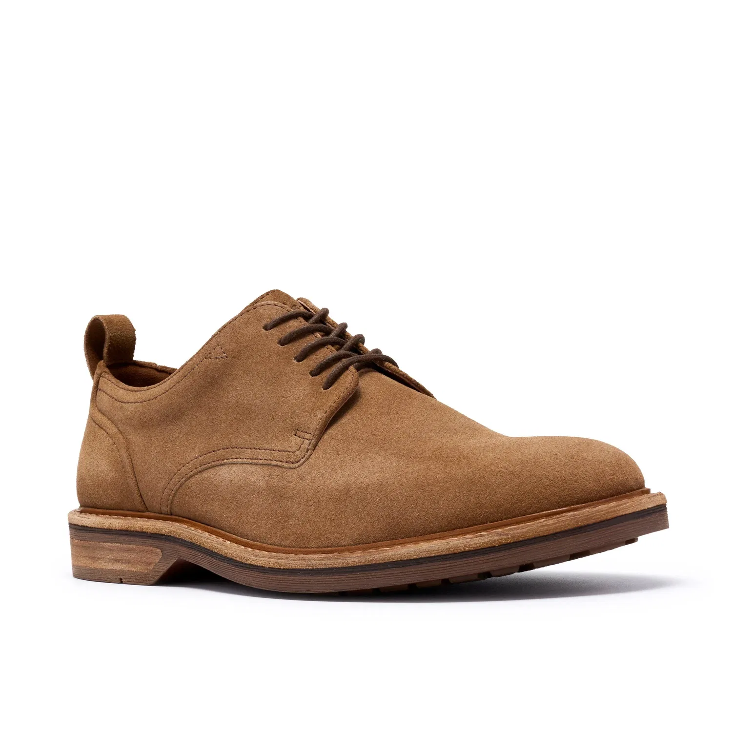 Дерби из замши Clarks Aldwin Lace, коричневый — фото 4
