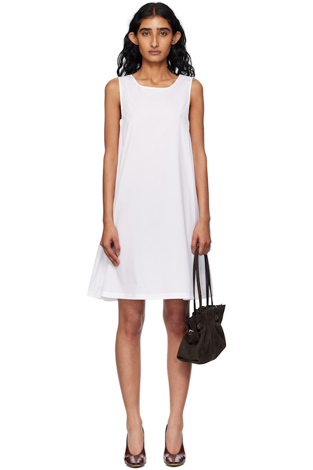 

Кампале мини-платье Max Mara, белый