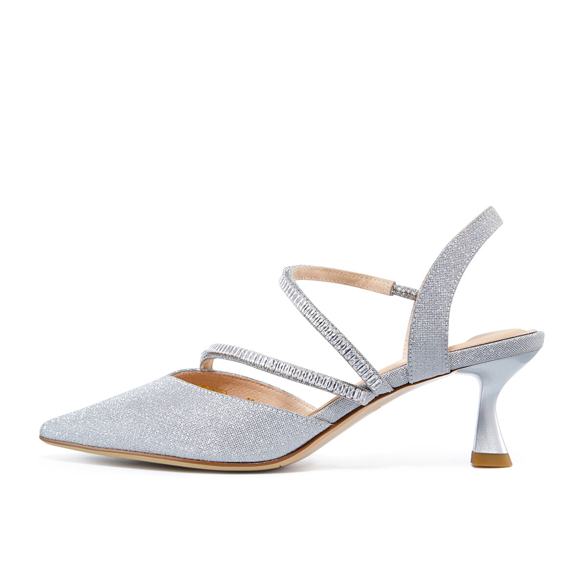 Туфли женские на высоком каблуке Harson, цвет Silver Gray