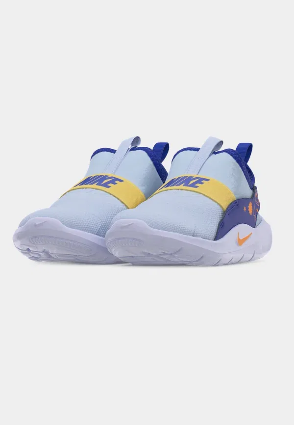 Кроссовки для бега по шоссе Flex Runner 4 SE Nike Performance, футбольный серый/лазерный оранжевый/лапис/мягкий желтый/белый — фото 3