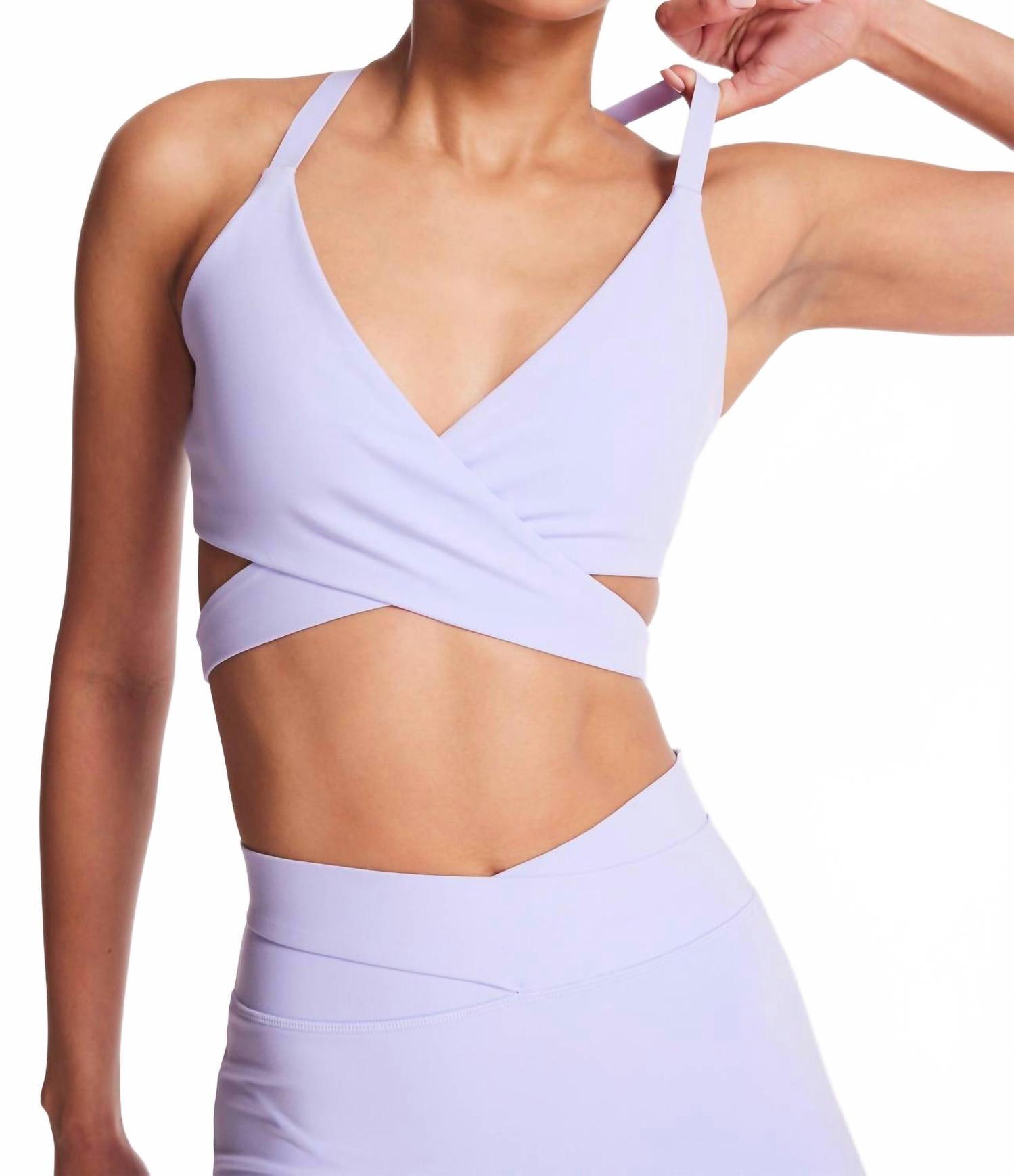 

Бюстгальтер Luna Wrap в цвете Baby Lavender Bandier, Baby Lavender