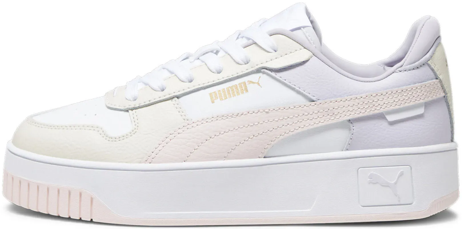 Кроссовки PUMA "CARINA STREET", цвет Puma White-Frosty Pink-Alpine Snow — фото 2