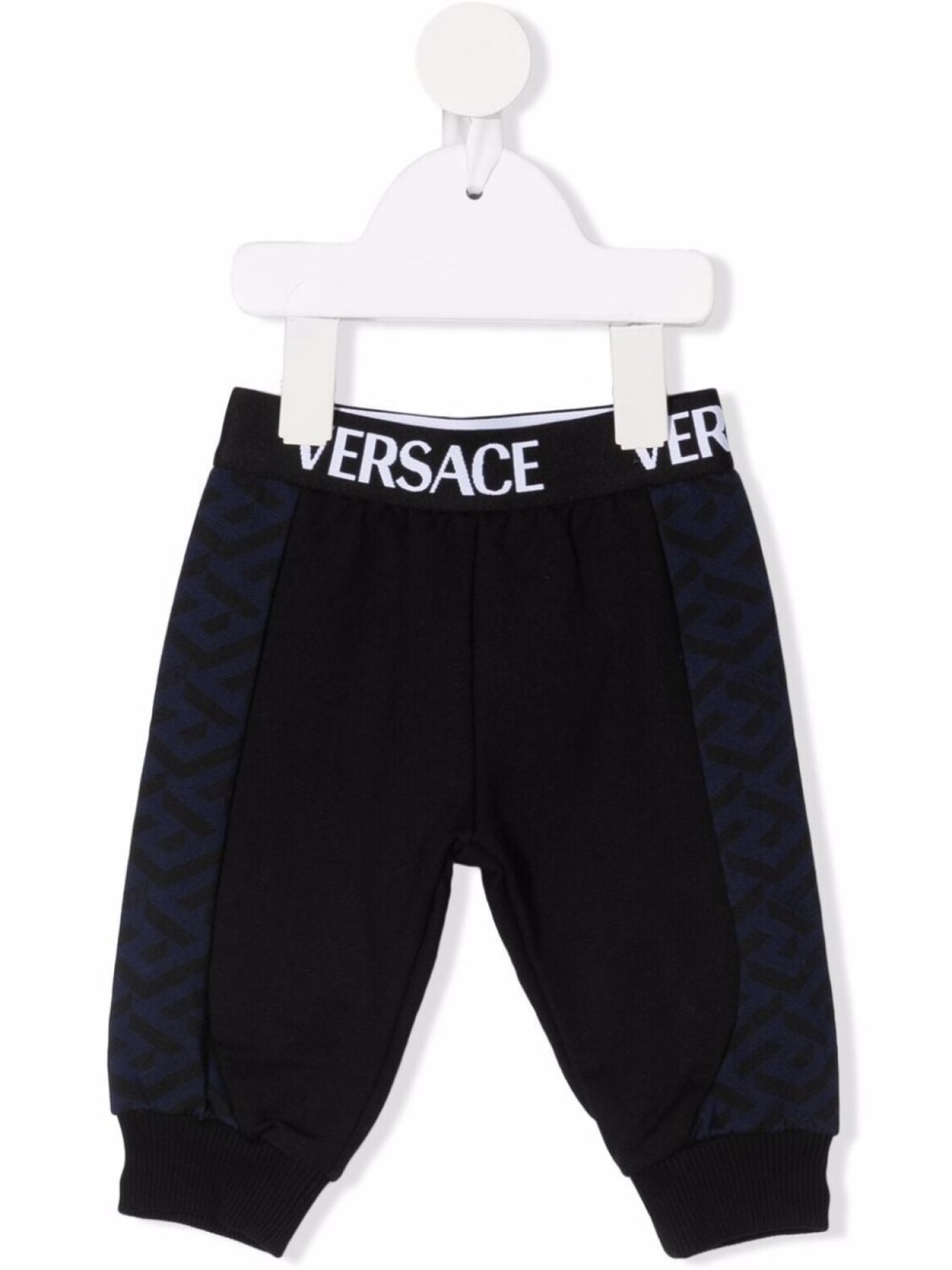 

Versace Kids спортивные брюки с логотипом, синий