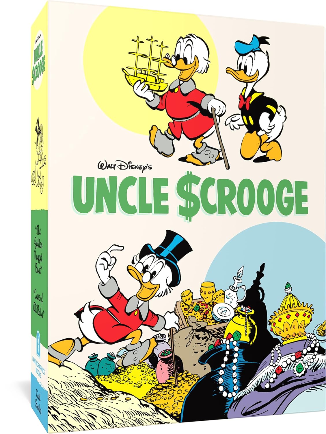 

Walt Disney's Uncle Scrooge Gift Box Set "The Golden Nugget Boat" & "Cave of Ali Baba": Vols. 26 & 28 (The Complete Carl Barks Disney Library) (Fantagraphics)