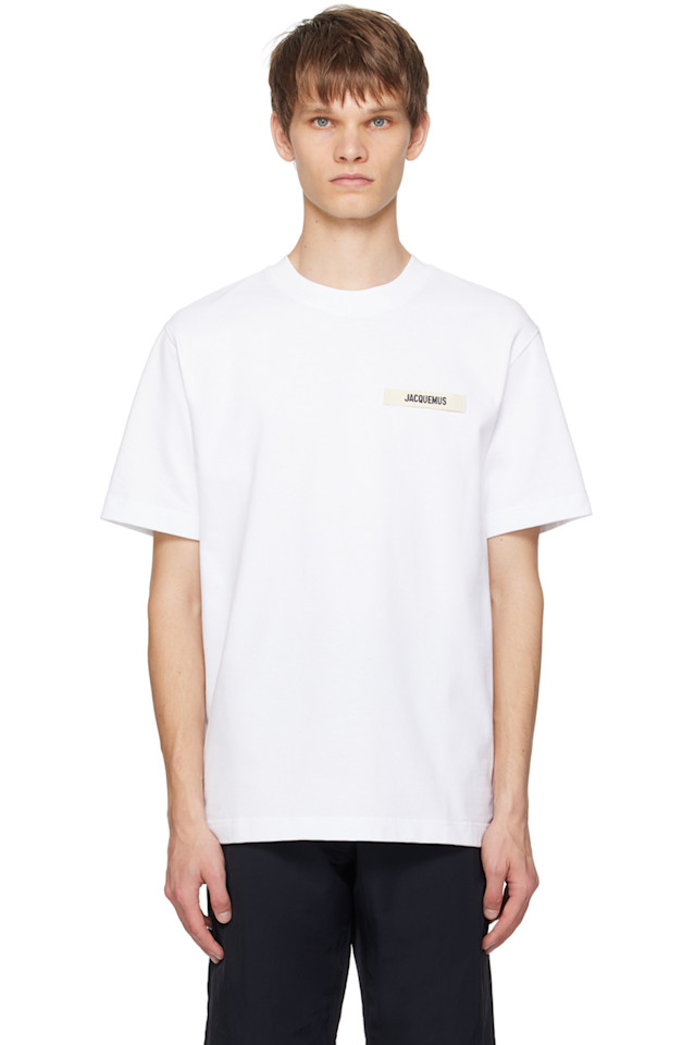 

Классическая футболка 'le t-shirt gros grain' Jacquemus, белый