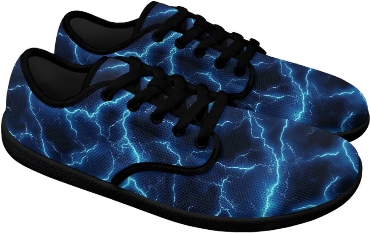 

Мужские кроссовки для ходьбы с широкой пяткой и пальцами, нулевая разница в подошве, минималистичные повседневные, дышащие сетчатые, без шнурков Pointodoor, Lightning