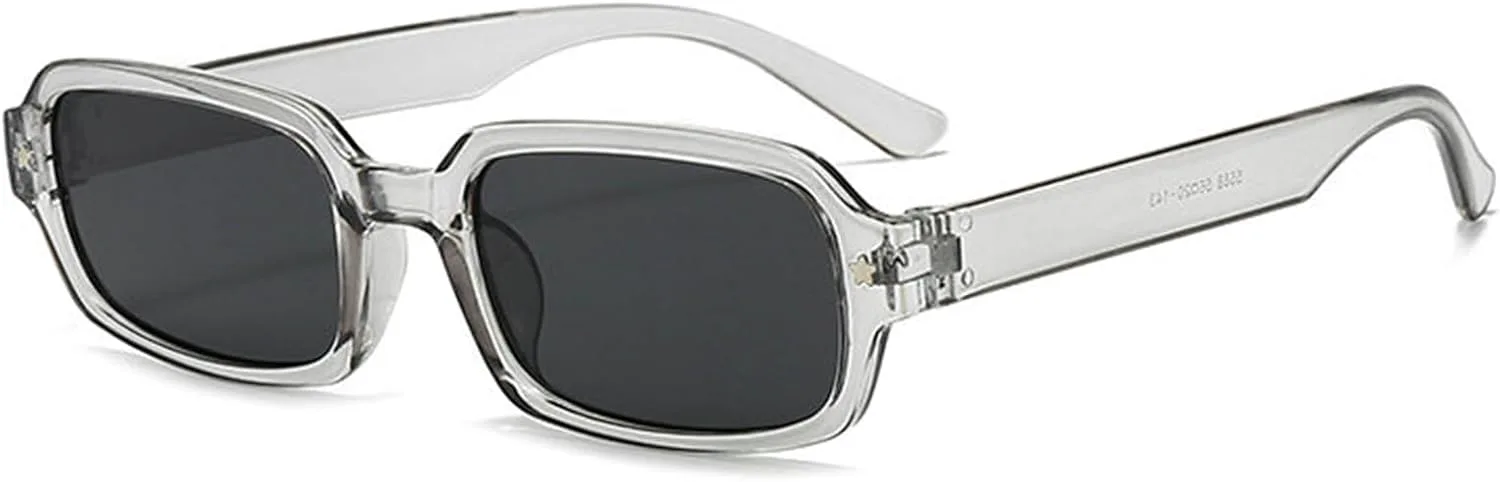 

Солнцезащитные очки Helena в стиле ретро, ​​прямоугольные, для женщин и мужчин, винтажные, в маленькой квадратной оправе, в стиле 90-х, модные, узкие, C9