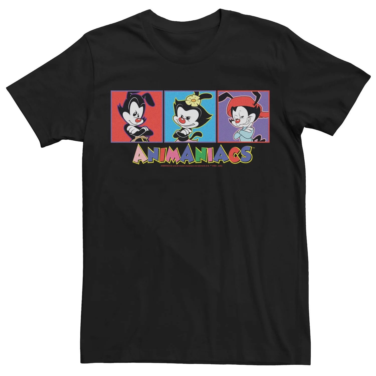 

Мужская футболка Animaniacs Yakko Wakko And Dot Box Up Licensed Character