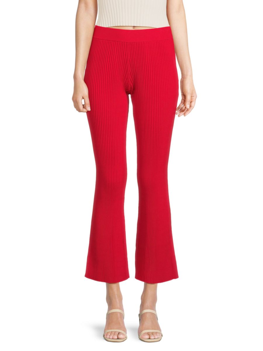 

Расклешенные брюки Eloise Solid & Striped, цвет Fiery Red