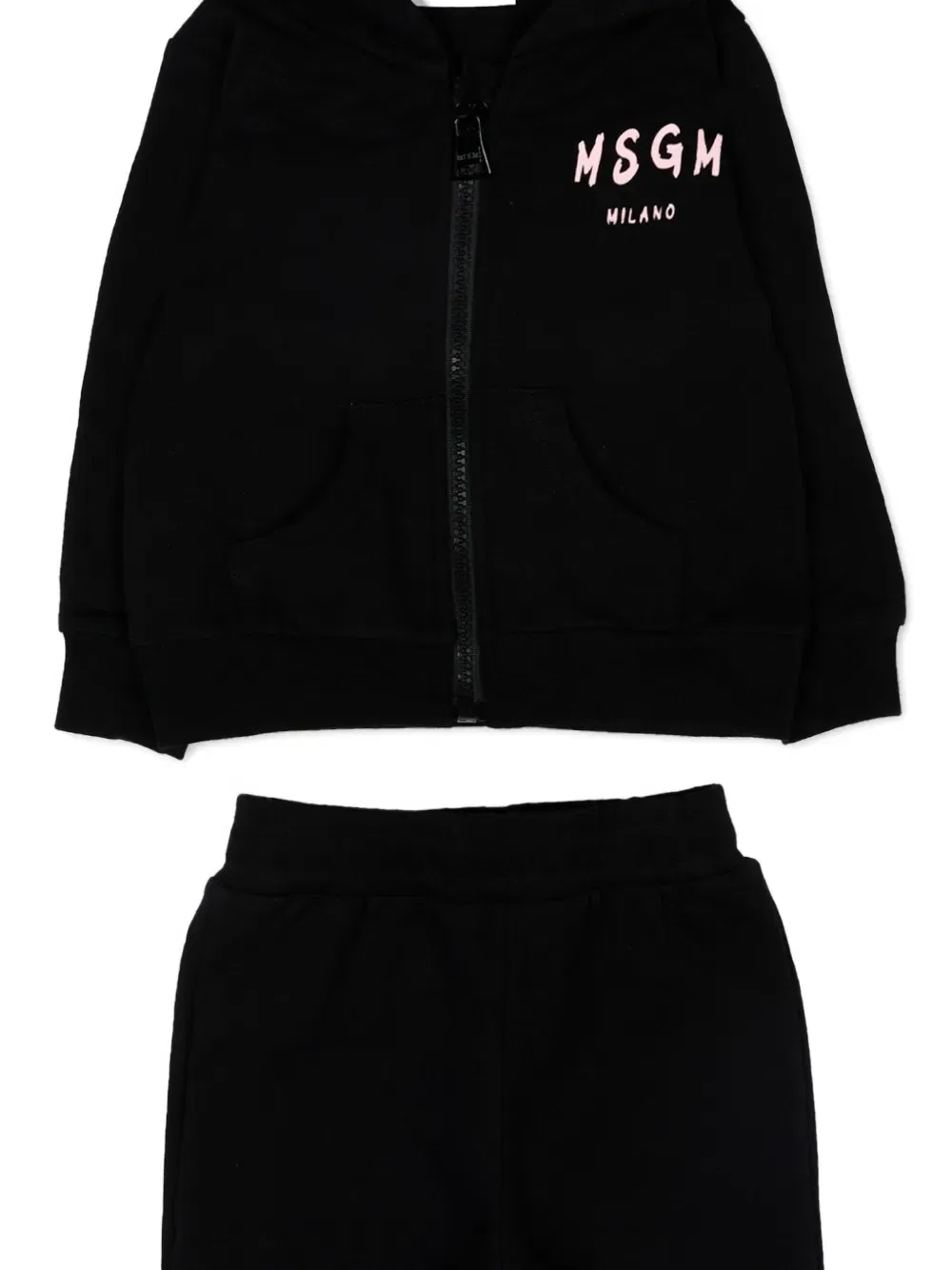 Спортивный костюм с логотипом Msgm Kids, черный — фото 3
