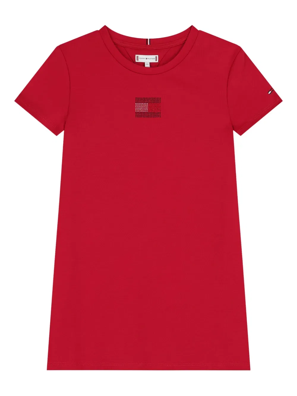 Платье с логотипом Tommy Hilfiger Junior, красный