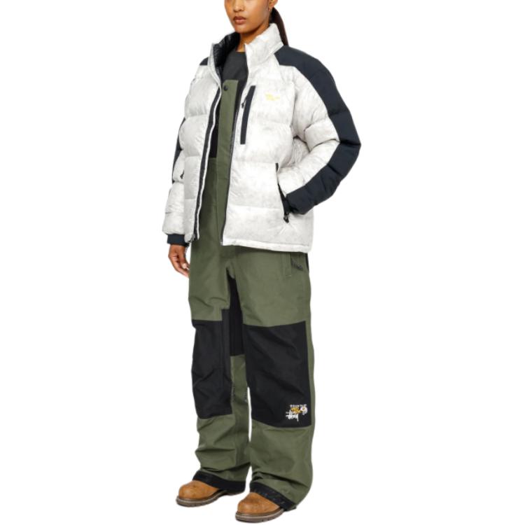 Горнолыжные брюки Mountain Hardwear Exposure Gore Tex Stussy, Темно-зеленый/черный — фото 4
