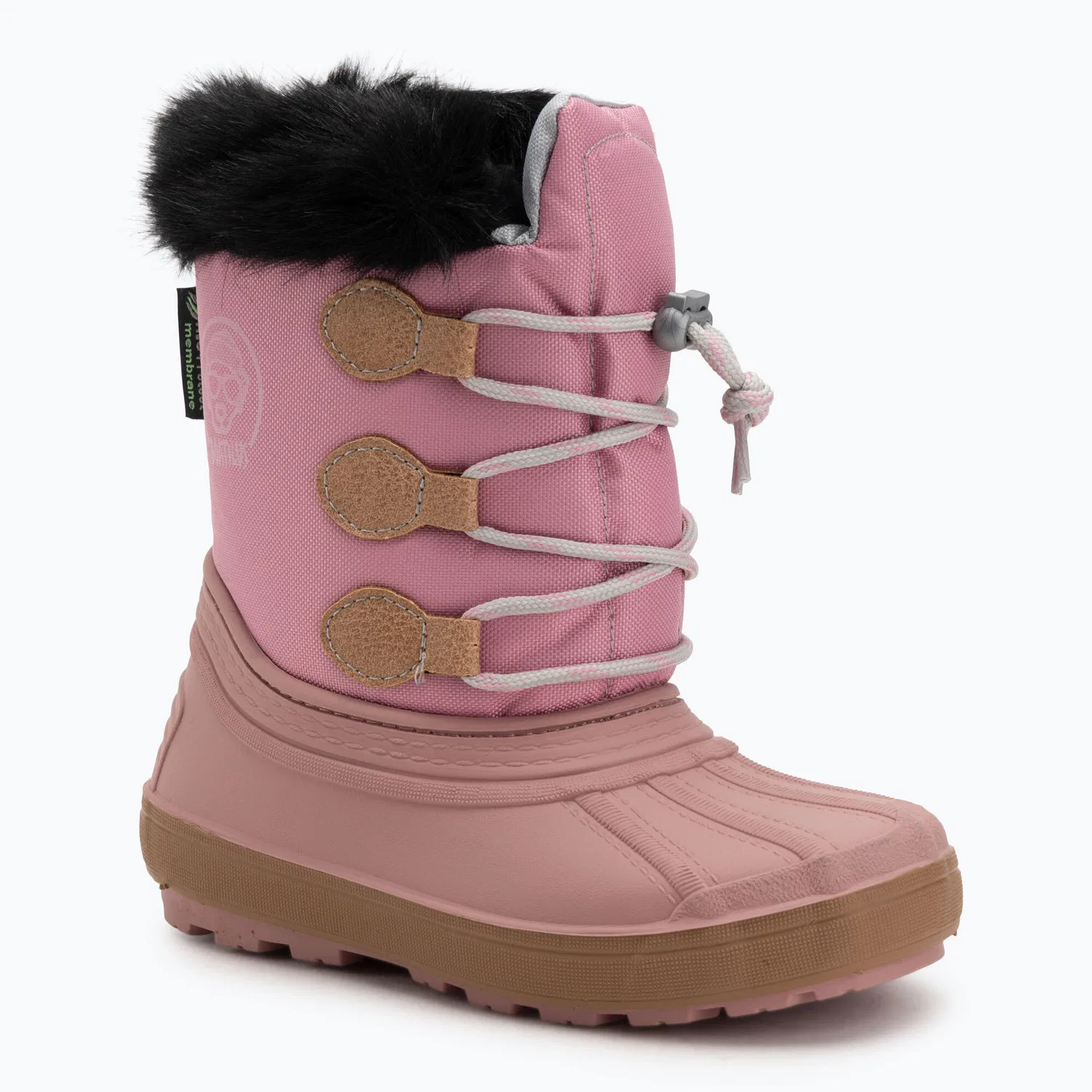 Детские зимние сапоги с высоким голенищем BOATILUS Nippy 02 Sint. Leather, Rosa