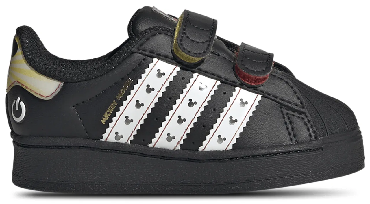 Кроссовки для мальчиков Superstar LED Lights Adidas, цвет Multi/White/Black