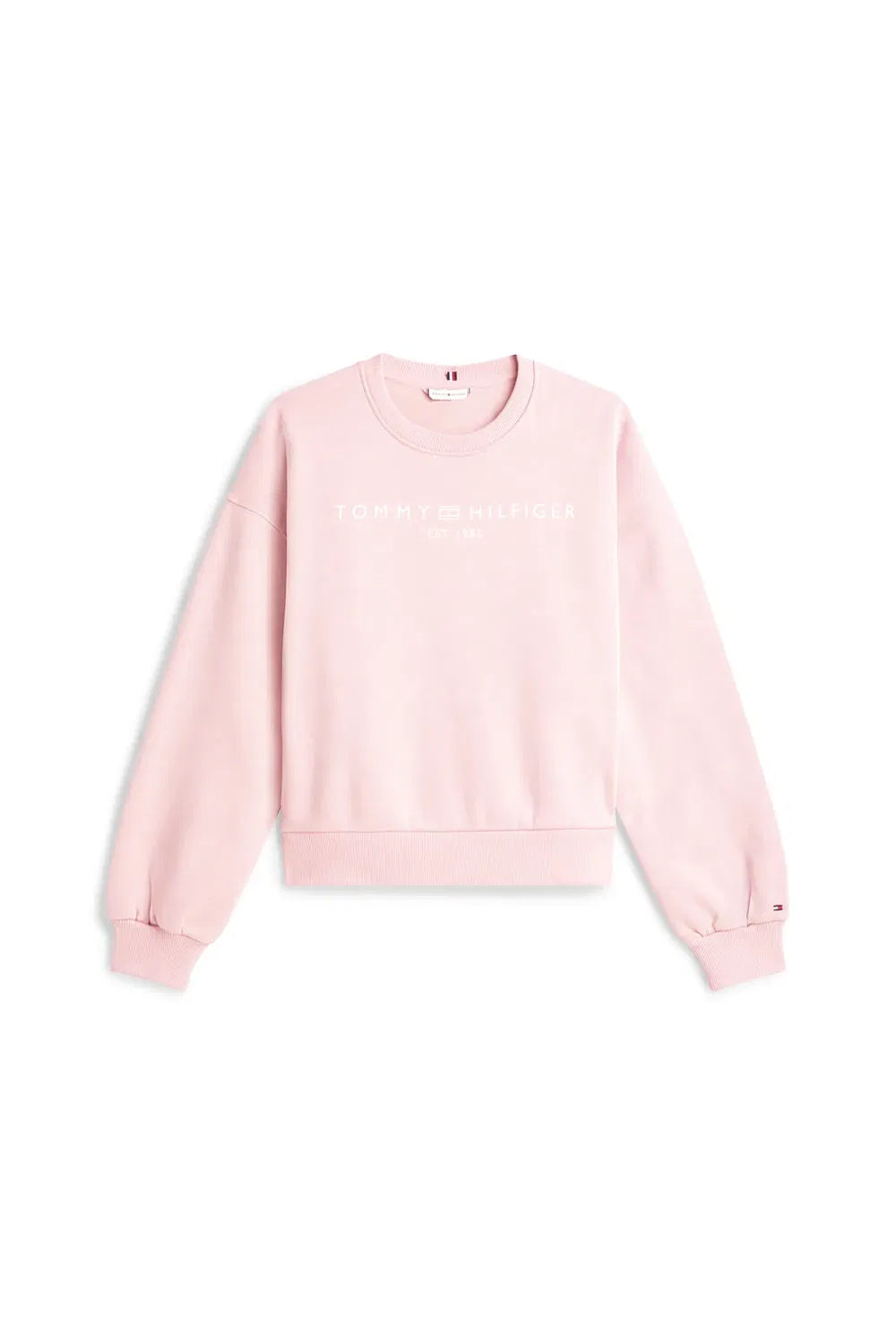 Свитшот современный с логотипом Tommy Hilfiger, Pink