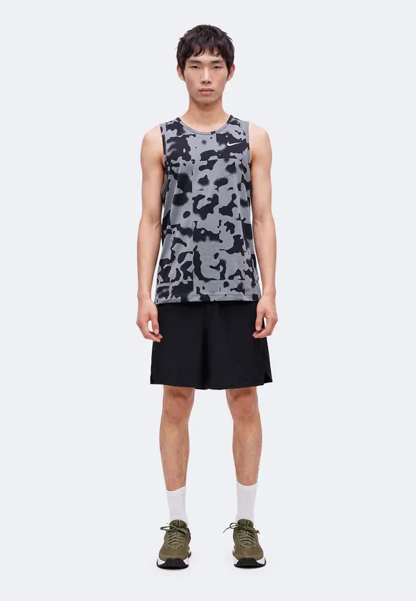 Топ дышащий Hyverse tank - top Nike Performance, Smoke Grey, White, белый/черный/серый — фото 2